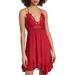 Free People Dresses | Free People Women's Adella Slip Dress Red Boho Size L Mini | Color: Red | Size: L