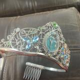 Disney Accessories | Disney Metal Princess Tiara | Color: Blue/Green | Size: Osg