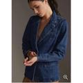 Anthropologie Jackets & Coats | Anthropologie Mare Mare Denim Jean Jacket Blazer | Color: Blue | Size: M