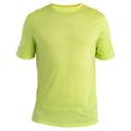 Icebreaker - Merino 125 Zoneknit Energy Wind S/S Tee - Merinoshirt Gr L gelb/grün