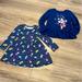 Disney Shirts & Tops | Girls 4t Disney Minnie Mouse Blue Dress And Peplum Sweater By Jumping Beans | Color: Blue/Pink | Size: 4tg