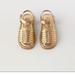 Zara Shoes | Baby/Strapy Sandals | Color: Gold/Tan | Size: 8 Us L 24 Eu