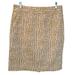 J. Crew Skirts | J. Crew Factory Stretch Pencil Skirt Size 6 Preppy Business Casual | Color: Cream/Tan | Size: 6