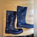 J. Crew Shoes | J. Crew Welly Boot With Dalmatian Critter Print Size 11 | Color: Blue | Size: 11