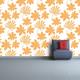 Blättervlies oder selbstklebende Tapete | Wandbild nahtlose muster mit blättern. 300g/m² Vlies Tapete Vlies Natur Tapete Vlies W#597