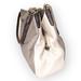 Coach Bags | Coach Phoebe Pebbled 2 Tone Leather Taupe Cream Handbag Python Strap | Color: Cream/Tan | Size: Os
