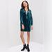 Anthropologie Dresses | Anthropologie Melody Velvet Tunic Dress Emerald Green, Size Small | Color: Green | Size: S