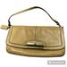 Coach Bags | Coach Yellow Kristin Flap Brown Soft Leather Wristlet Wallet Clutch Womens Purse | Color: Yellow | Size: Os