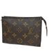 Louis Vuitton Bags | Louis Vuitton Poche Toilette 15 Clutch Pouch Bag Monogram Leather M47546 05ea498 | Color: Brown | Size: W 5.9 X H 3.9 X D 1.8 " (Approx.)