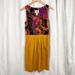 Anthropologie Dresses | Anthropologie Tabitha Silk & Cotton Shift Dress | Color: Gold/Pink | Size: 4