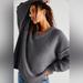 Free People Sweaters | Free People Alli V-Neck Sweater | Color: Gray | Size: S