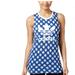 Adidas Tops | Adidas Blue & White Polka Dot Tank Top, Large | Color: Blue/White | Size: L