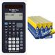 Texas Instruments TI-30X Plus MathPrint Wissenschaftlicher Schulrechner (4-zeilig) & VARTA Batterien AA
