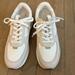 Madewell Shoes | Madewell Kickoff Trainer Sneakers, Women’s Size 10 | Color: Cream/White | Size: 10