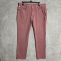 Levi's Jeans | Levis 511 Jeans Mens Size 36x34 Maroon Burgundy Denim Black Tag Straight Fit | Color: Pink/Purple | Size: 36