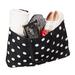 Kate Spade Bags | Kate Spade New York Extra Large Black & White Polka Dot Shopper Foldable Tote | Color: Black/White | Size: Os