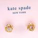 Kate Spade Jewelry | Kate Spade Gold Plated Lady Marmalade Clear Crystal Ball Stud Earrings | Color: Gold | Size: Os