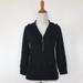 J. Crew Tops | J. Crew Vintage Rugby Quarter Zip Hooded Top | Color: Black | Size: Xs