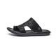 VOSMII Sandal Mens Summer Sandals ，Anti Slip Man Beach Sandals， Big Size Men Summer Shoes Sports Sneakers Men，Open Toe, Breathable (Color : Black, Size : 10)