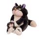 CMADJT Lucifer Cat Plush Pillow Toys Little Gal Princess Soft Plush Appease Toys Anime Movie Cinderella Plush Figure Stuffed Plushie Doll,Grey-L(60cm)