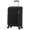VALCLA Suitcase 20-inch Universal Wheel Ultra-Light Trolley Case 24 28-inch Travel Luggage Boarding Luggage Password Suitcase (Color : Schwarz, Taille Unique : 28in)