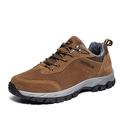 VIPAVA Men's Boots Winter Outdoor Sports Shoes Men's Hiking Shoes Men's Casual Warm Fur Walking Fitness Shoes Men (Color : Brown with fur, Size : 6.5)