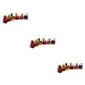 ibasenice 18 Pcs Kids Wooden Toys Wooden Toys for Kids Wooden Train Toy Magnetic Train Toy Childrens Toys Wooden Playset Kids Playset Magnetic Toy Train Educational Toys Developmental Toys