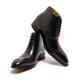 VIPAVA Women's Oxford Shoes New Fashion Men Ankle Boots Men Formal Dress Leather Shoes Western Boots Cowboy Boots Lace Up Casual Shoes Brown Black Boots Men (Color : Schwarz, Size : US 9)