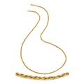 Collierkettchen FIRETTI "Schmuck Geschenk Gold 375 Halsschmuck Halskette Goldkette Kordelkette" Halsketten Gr. 47, Gelbgold 375-Gold, Breite: 2,1 mm, gelb (gelbgoldfarben) Damen Colliers