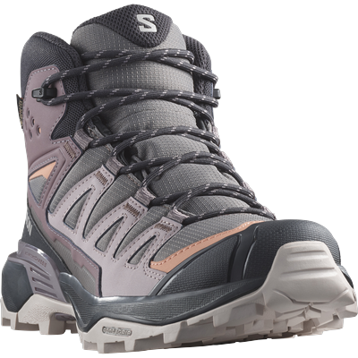 Wanderschuh SALOMON "X ULTRA 360 MID GORE-TEX", Gr. 38,5, lila, Synthetik, sportlich, Schuhe, wasserdicht