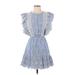 BB Dakota by Steve Madden Casual Dress: Blue Dresses - Women's Size X-Small