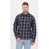Outdoorhemd DEPROC ACTIVE "DENVER CTTN MEN", Herren, Gr. XL (54), Normalgrößen, bunt (blau, rot, check), 100% Baumwolle, Langarm, Hemden, auch in Großen Größen erhältlich