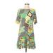 Isle By Melis Kozan Casual Dress - DropWaist: Green Print Dresses - Women's Size Medium