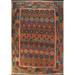 All-Over Wool Trellis Kilim Oriental Large Rug Wool Carpet - 10'3"x 13'8"