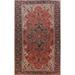 Pre-1900 Antique Vegetable Dye Heriz Serapi Persian Large Wool Carpet - 10'10"x 18'3"