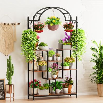Indoor Plant Stand 5-Tier Flower Hanging Rack