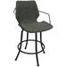 Asheville Swivel Counter 26", 30" or Extra Tall 34" Metal Bar Stool
