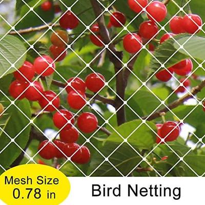 Agfabric Garden Bird Netting Anti Bird Protection Net Fruit Vegetables Flower Garden Pond Netting ,2 pack