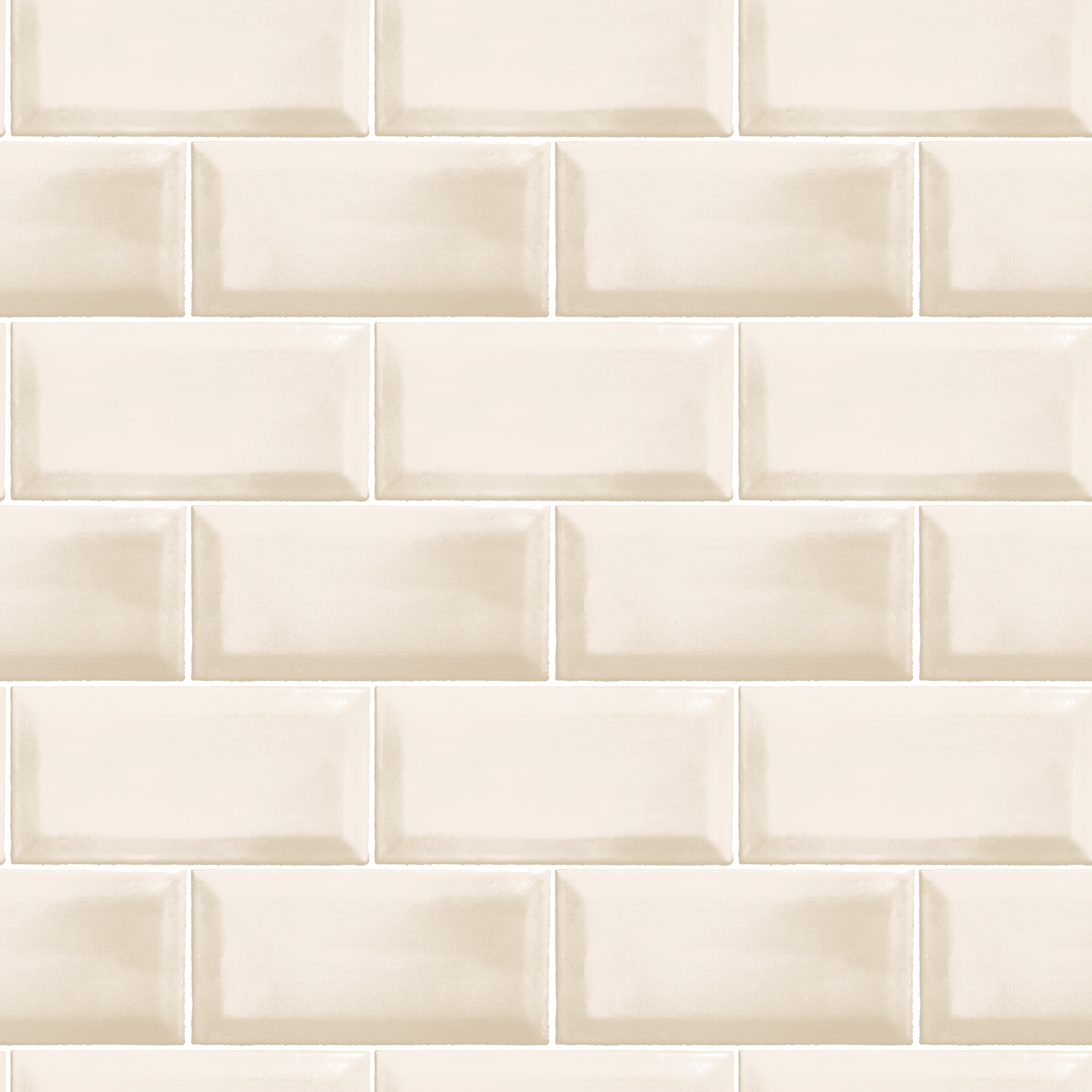 Galerie Wallcoverings Just Kitchens Metro Tile Vinyl on Non-woven Matte Wallpaper Roll