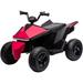 Kids Ride On ATV Toy 12V Battery Powered Multi-Functional Touch Screen Integrated Motorized Quad Toy Car with LED Light
