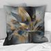 Designart "Soft Colors Marble Abstract II" Abstract Marble Printed Throw Pillow