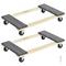 VEVOR Extendable Heavy Duty Furniture Appliance Rollers Mobile Washing Machine Base Fridge Stand Dolly for Dryers Dishwashers