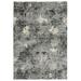 Gray 108 x 72 x 0.5 in Indoor Area Rug - Rizzy Home Rectangle Belmont Abstract Hand Knotted Wool Area Rug in Wool | 108 H x 72 W x 0.5 D in | Wayfair