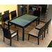 Lark Manor™ Kaneb 7 Piece Sunbrella Outdoor Dining Set w/ Cushions Glass in Gray | Wayfair D784A945B106403E8F7D0C3A6907B87D