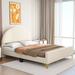 Everly Quinn Velvet Upholstered Platform Bed in Brown | Full/Double | Wayfair 4FC188FC1D6D472AA6BD1C9B3AB01A07
