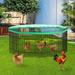 Tucker Murphy Pet™ Eiichiro 16 Square Feet Chicken Run Metal | 23.6 H x 48 W x 48 D in | Wayfair 10DFE3BADD3145C2BDE647D1E2A4EA0D