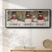 The Holiday Aisle® Making Spirits Bright Canvas, Solid Wood in Black/Green/Red | 8 H x 20 W x 1.5 D in | Wayfair 583A644A37194019A6B4481AE016F240