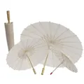Parapluie chinois vintage en papier blanc pour décoration de mariage accessoire de danse pour
