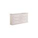 Red Barrel Studio® Husnida 6 - Drawer Dresser Wood in Brown/White | 34.09 H x 63.31 W x 16.18 D in | Wayfair 200FBD99805C41D0B875A069D46807EA