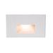 WAC Lighting Integrated LED Metal Step Light Aluminium/Metal in White | 3 H x 5 W x 1.5 D in | Wayfair WL-LED100-27-WT